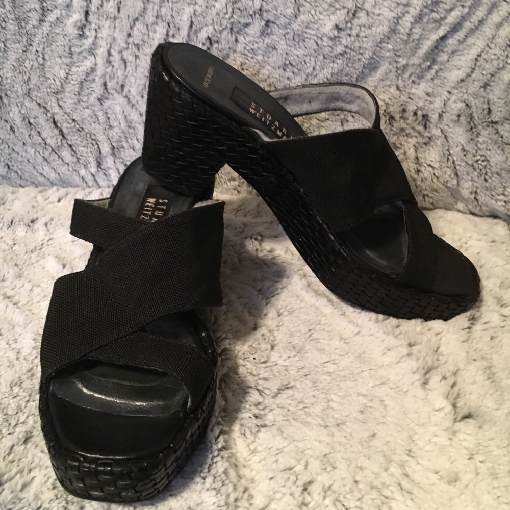 Stuart Weizmann Straw Heels - image 1